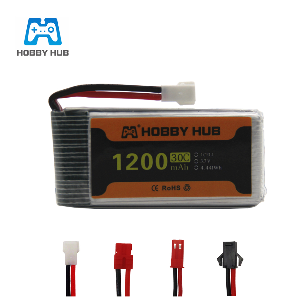 Hobby Rc Quadcopters & Multirotors - Bateria Lipo 3.7V 1200mAh 30C para