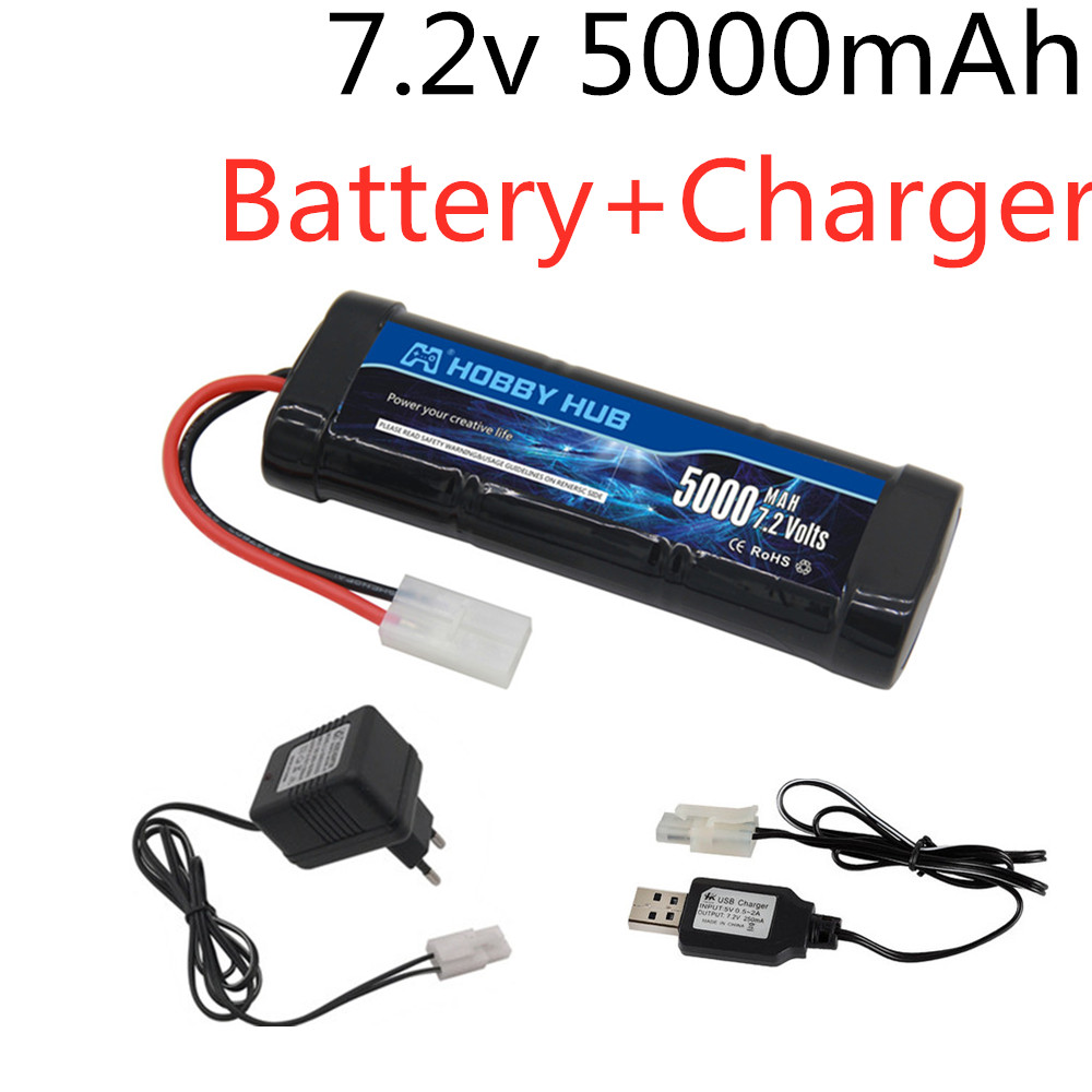 Rc Hobby & Maskinservice I Eskilstuna - Pacote de bateria ni-mh 7.2v 5000mah