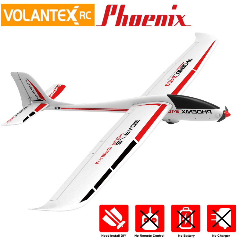Rc Plane Hobby Zone - Volantex-Planador modelo de avião, 759-3 Phoenix,