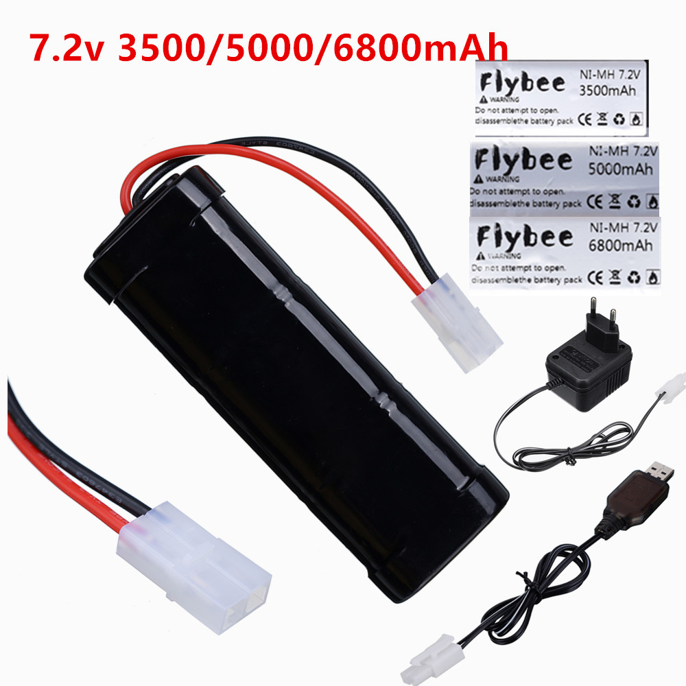 Rc Hobby Truck - Nova Bateria NiMH 7.2V 5000/6800mAh para