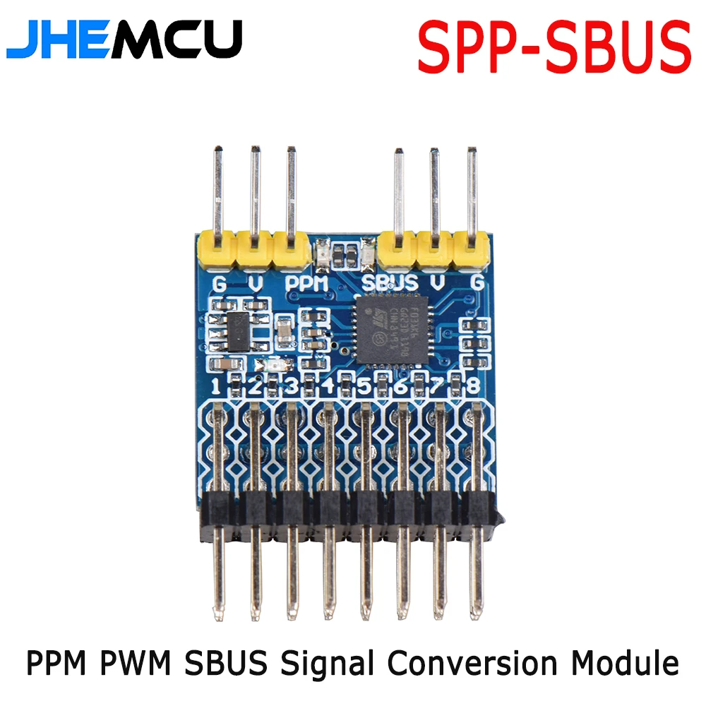 Receiver Sbus 8Ch - Módulo conversor de sinal JHEMCU 8CH,