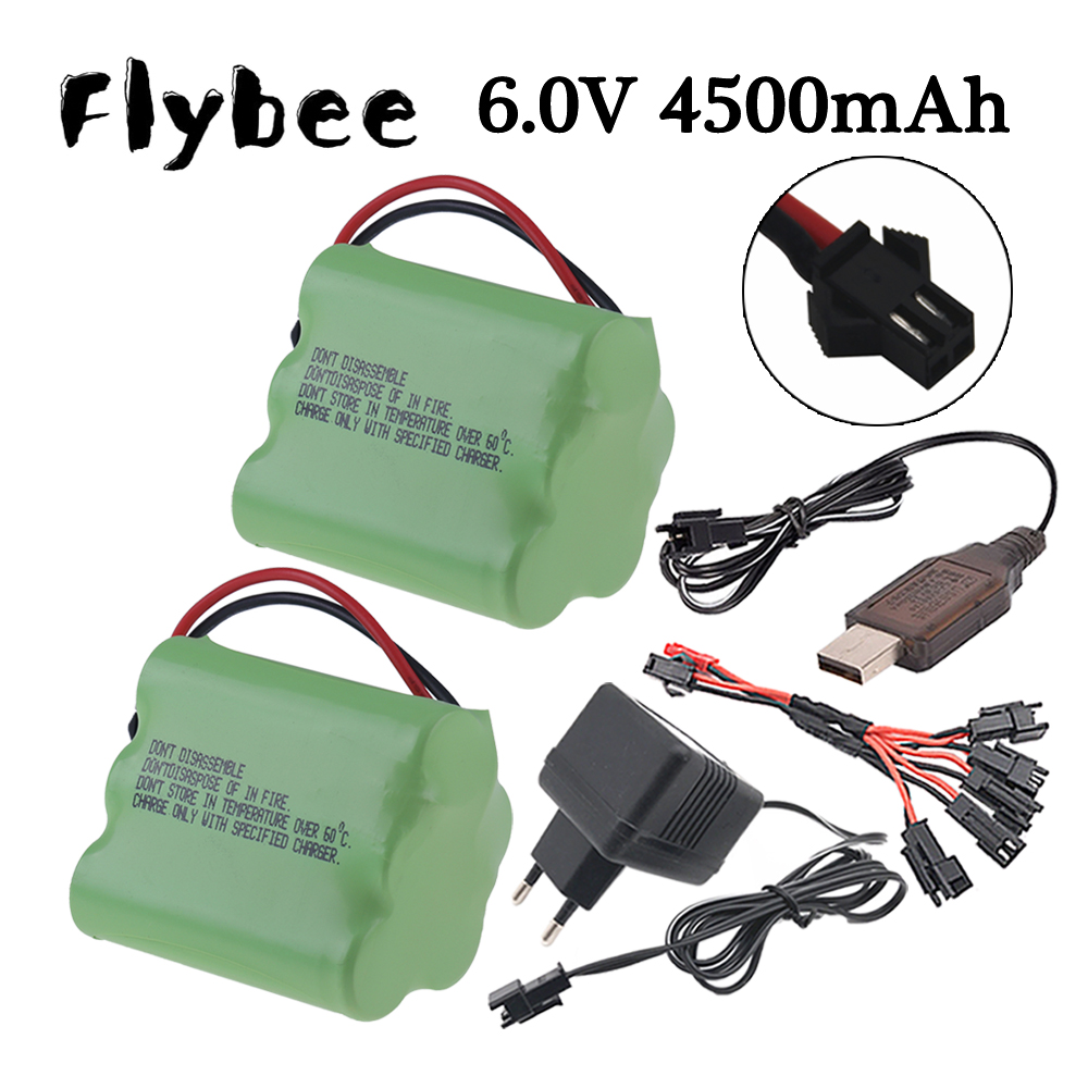 Rc Hobby Truck - Bateria ni-mh 6v 4500mah, plugue sm