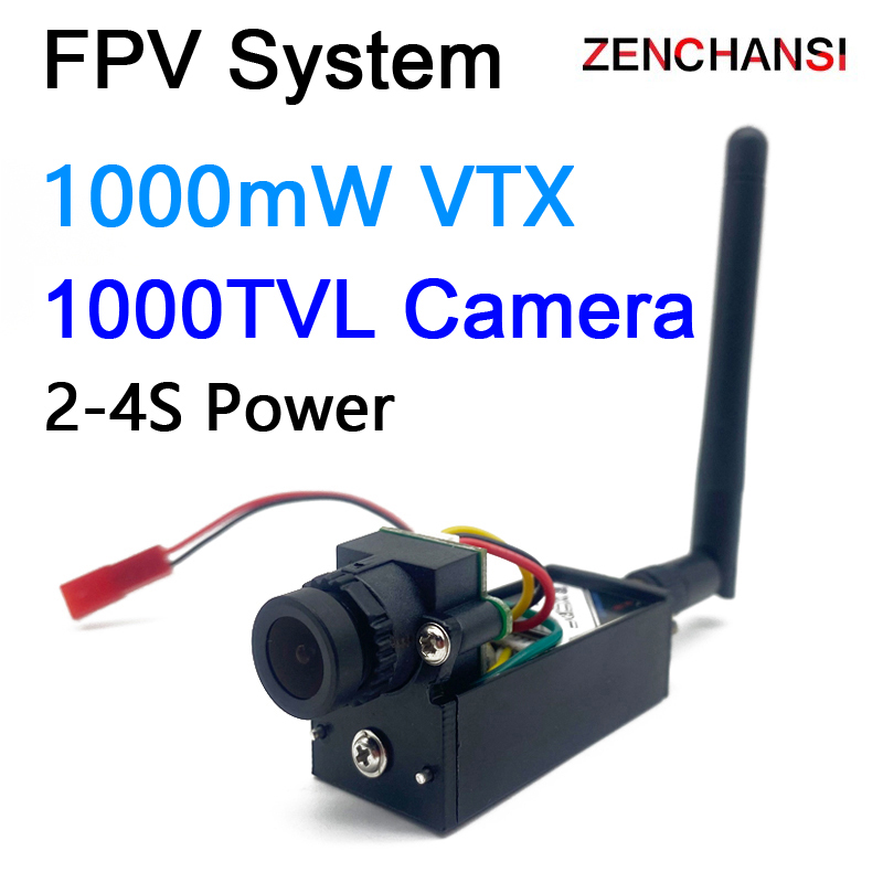 Rc Plane Hobby Zone - Transmissor VTX ajustável 5.8G 48CH 100/200/400/1000mW