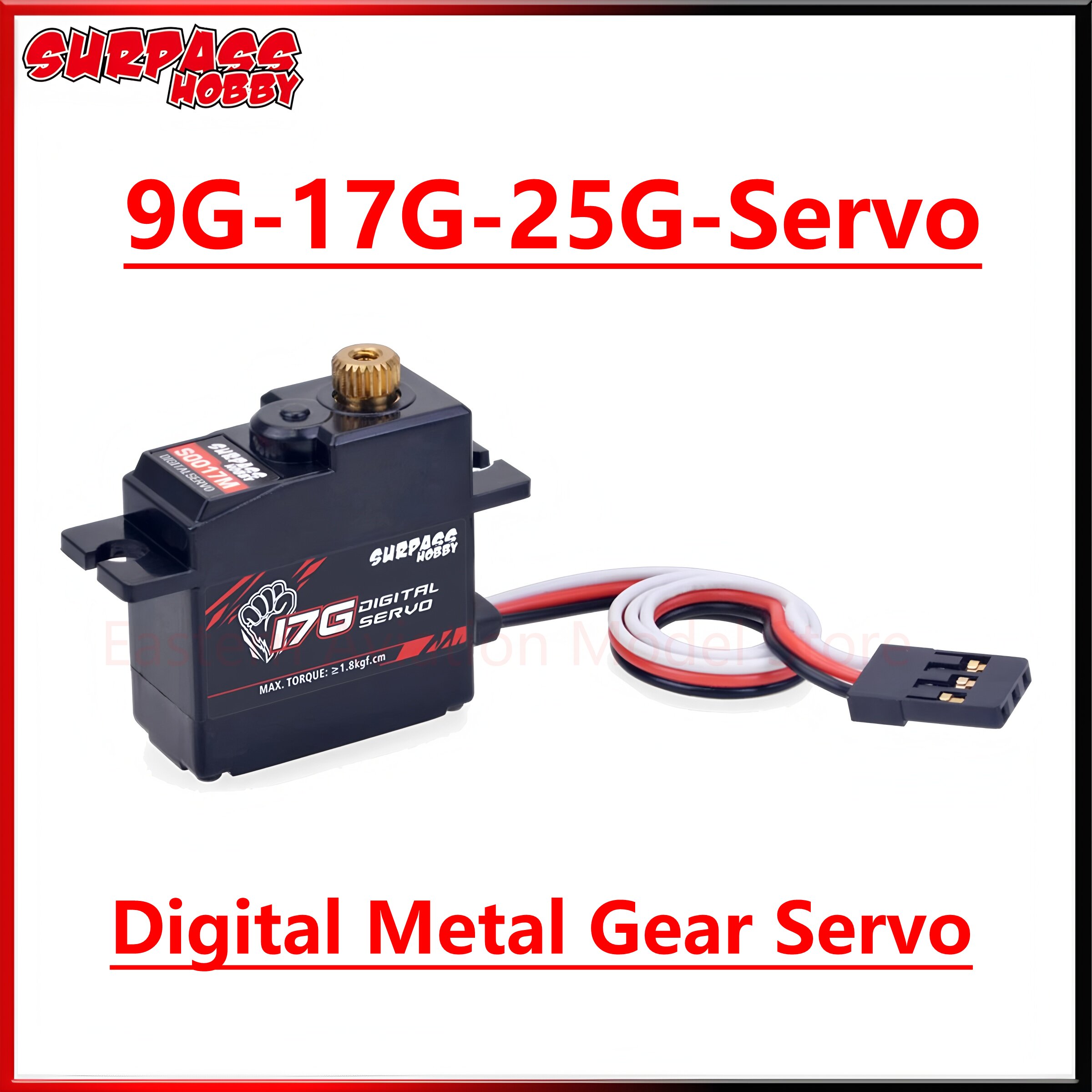 Rc Hobby & Maskinservice I Eskilstuna - Surpass hobby s009m 9g s0017m 17g