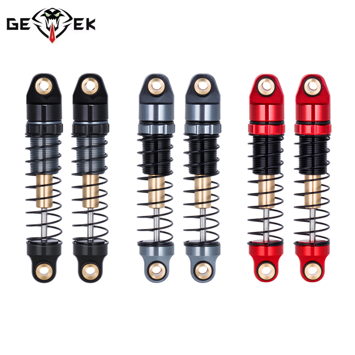 Shock Absorber Rc - 4 Peças Amortecedor de Alumínio 28.5mm