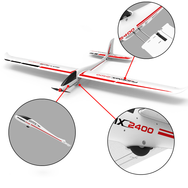 Volantex-Planador modelo de av - Rc Plane Hobby Zone avaliação e preço