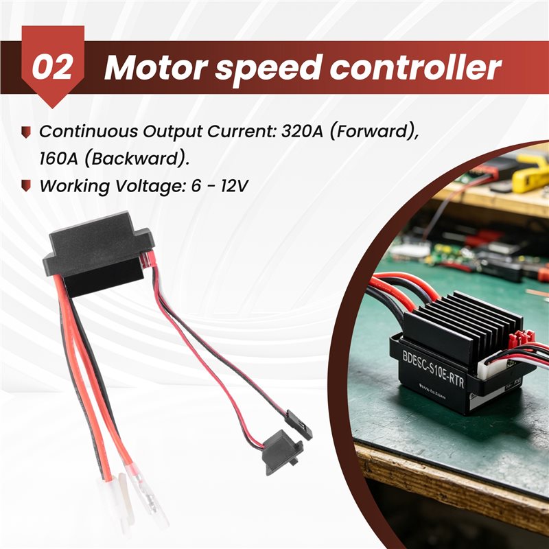 Controlador de Velocidade ESC  - Rc Hobby & Maskinservice I Eskilstuna avaliação e preço