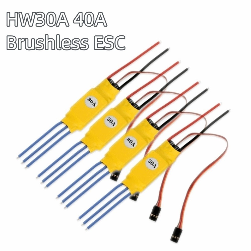 ESC Brushless HW30A 40A com Co - Rc Plane Hobby Zone avaliação e preço
