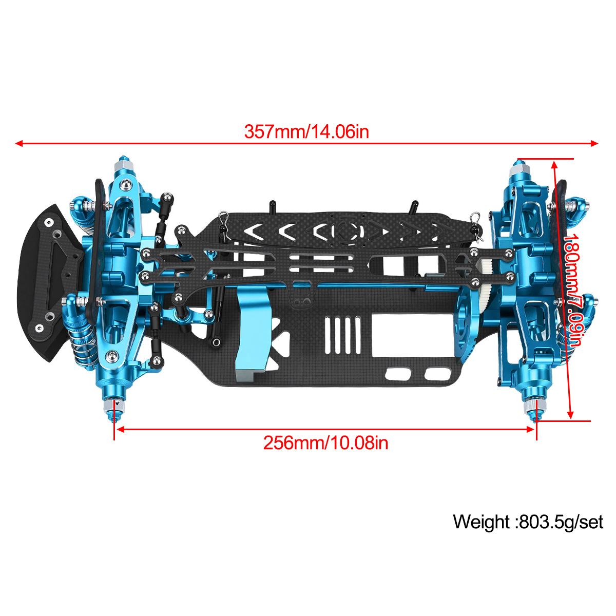 Kit de Chassi em Alumínio e Fi - Shock Absorber Rc avaliação e preço