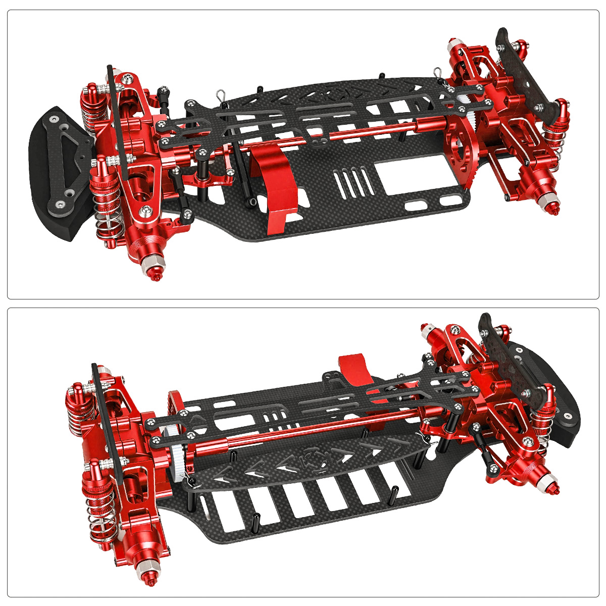 Kit de Chassi em Alumínio e Fi - Shock Absorber Rc avaliação e preço