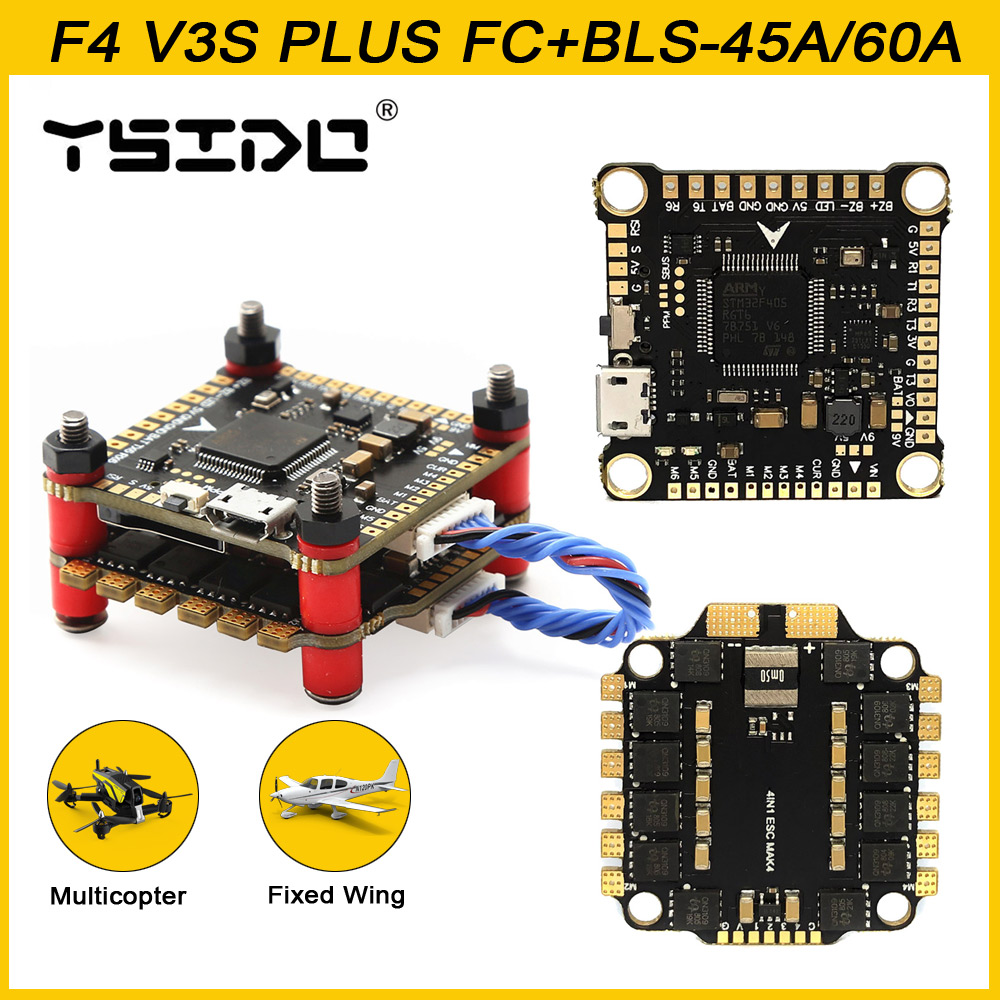 Ysido novo f4 v3s plus control - Rc Plane Hobby Zone avaliação e preço