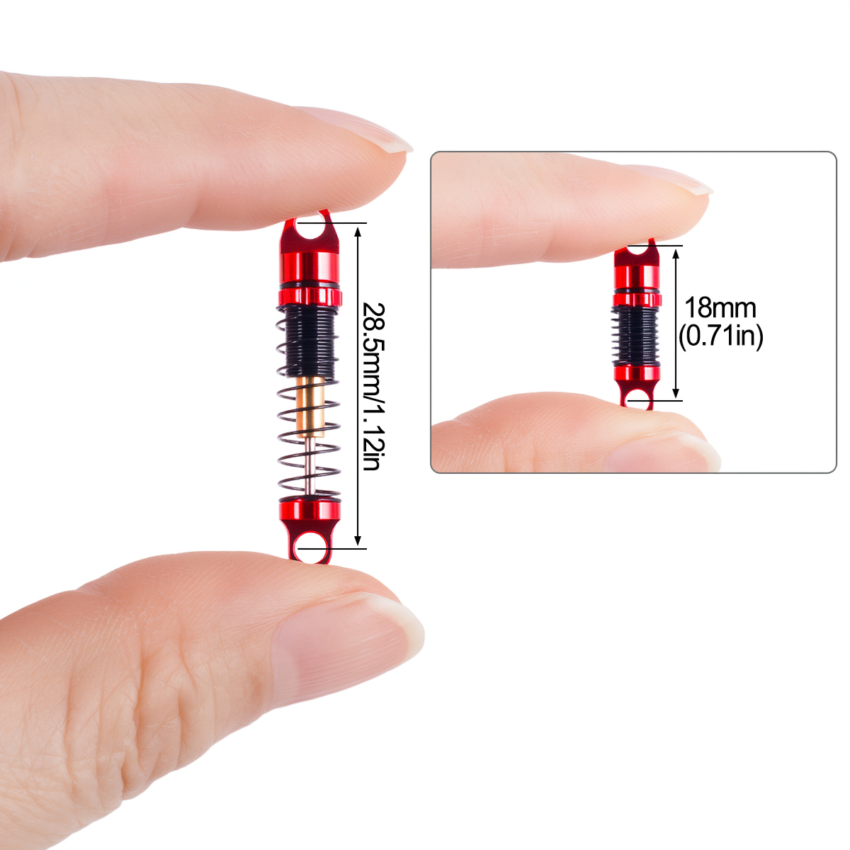 4 Peças Amortecedor de Alumíni - Shock Absorber Rc avaliação e preço
