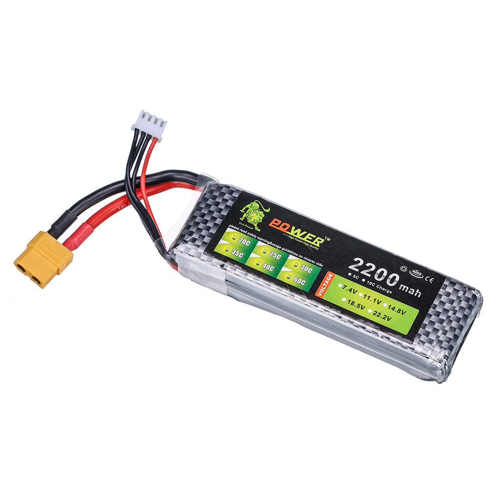 Bateria Lipo 3S 11.1V 2200mAh  - Hobby Rc Quadcopters & Multirotors avaliação e preço