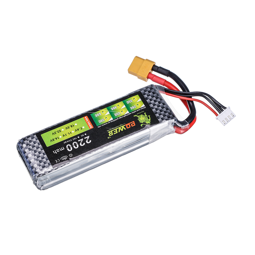 Bateria Lipo 3S 11.1V 2200mAh  - Hobby Rc Quadcopters & Multirotors avaliação e preço