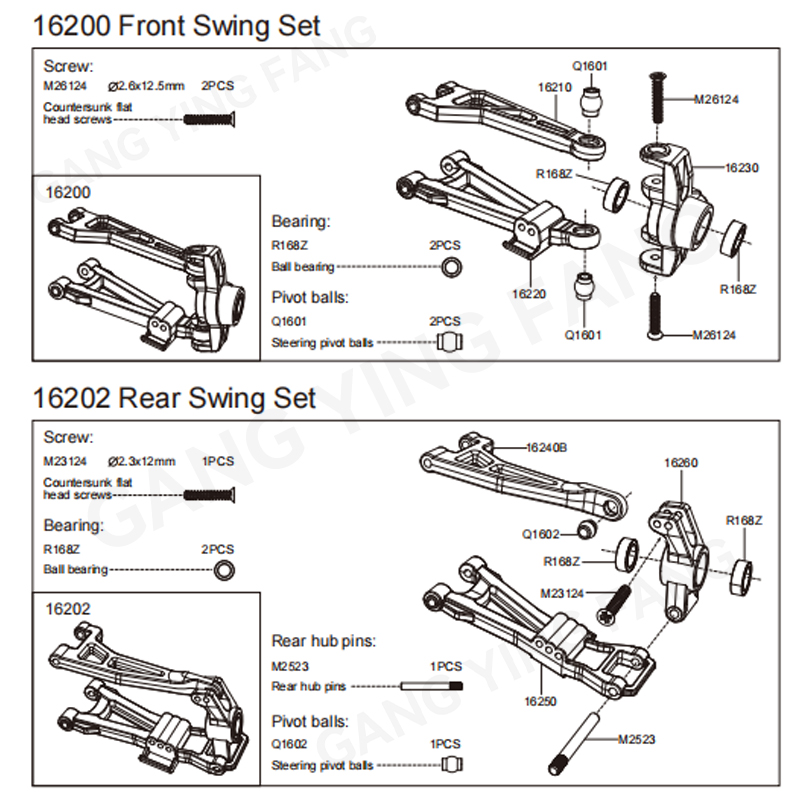 Peças Originais MJX 1/16 para  - Shock Absorber Rc avaliação e preço
