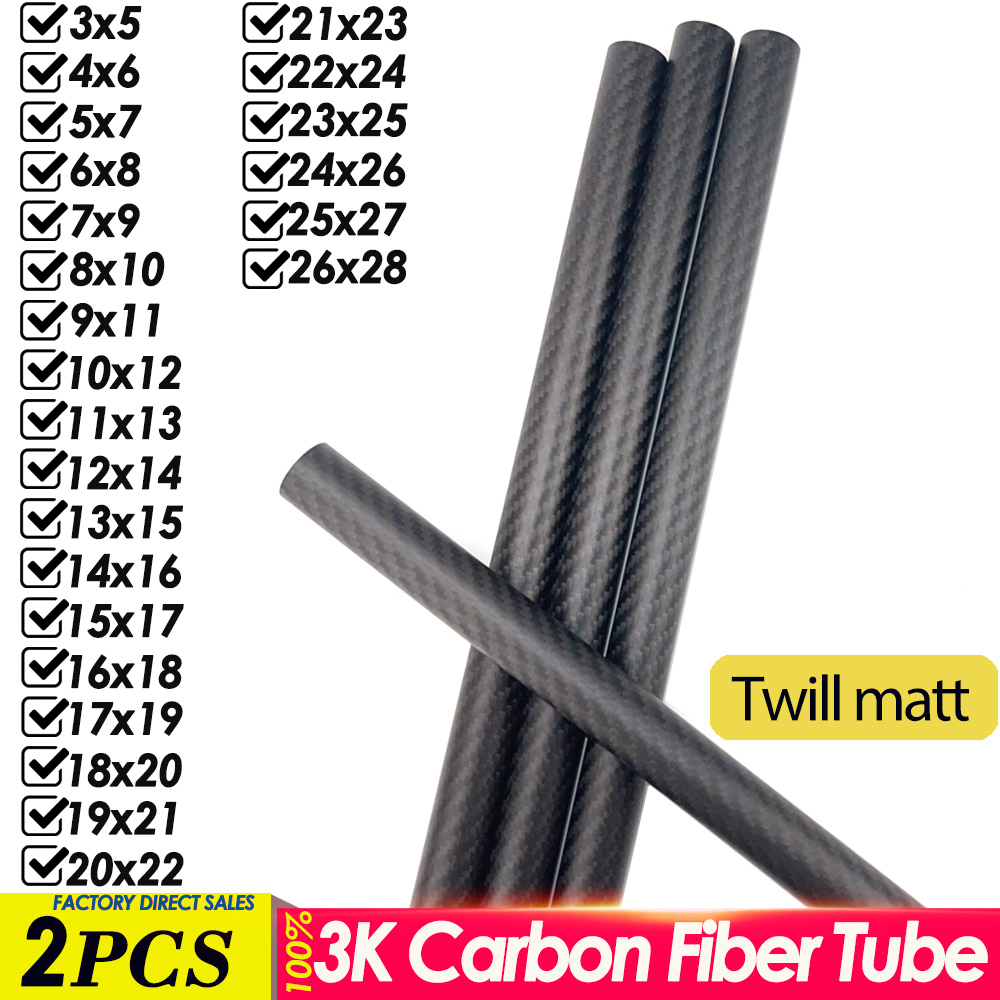 1/ 2 peças tubo de fibra de ca - Rc Hobby Youtube avaliação e preço